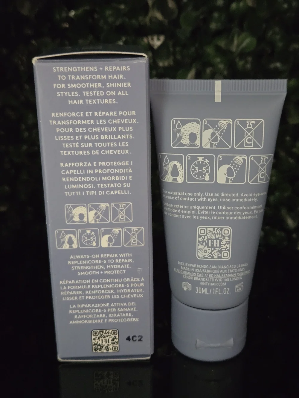 Fenty Hair THE COMEBACK KID Instant Damage Repair Treatment TRAVEL SIZE 1 oz NIB